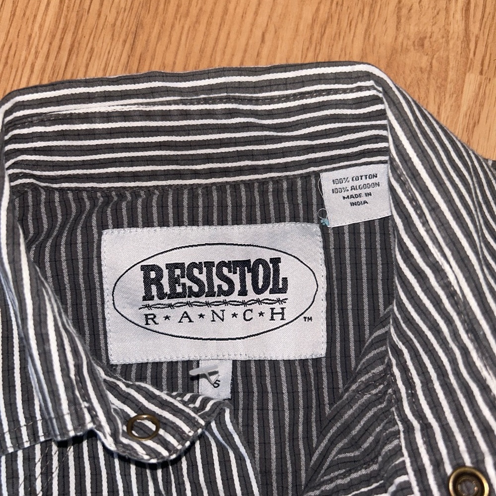 Resistol Ranch Striped Button Down